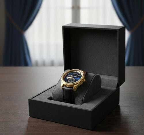 L'Élégance Intemporelle : La Montre "Chrono-Classique" à Bracelet Cuir