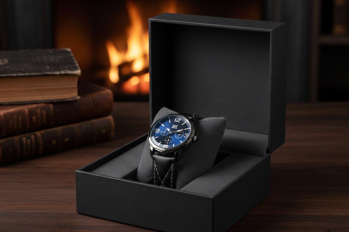 L'Élégance Intemporelle : La Montre "Chrono-Classique" à Bracelet Cuir