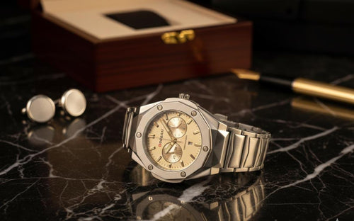 L'Audace Architecturale : La Montre Chronographe "Hexagon Steel"